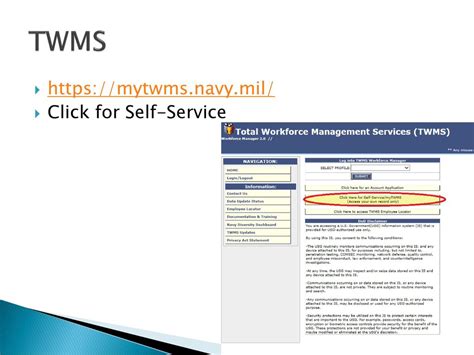 twms self service login|MyIDP .